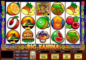 big kahuna paylines
